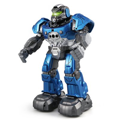 JJRC R5 RC Robot Auto Follow Smartwatch Control Sing Dance Blue