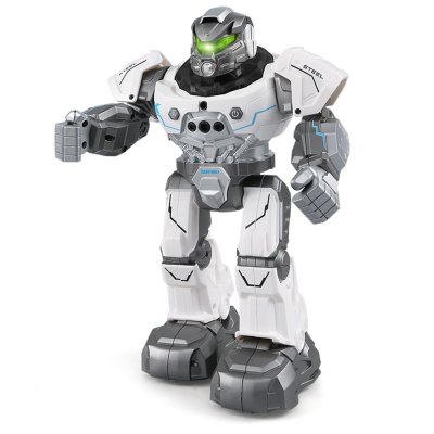 JJRC R5 RC Robot Auto Follow Smartwatch Control Sing Dance Grey