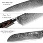 Stainless Steel Kitchen Knives Set 4 pcs 7CR17 Japanese Style Chef Knife