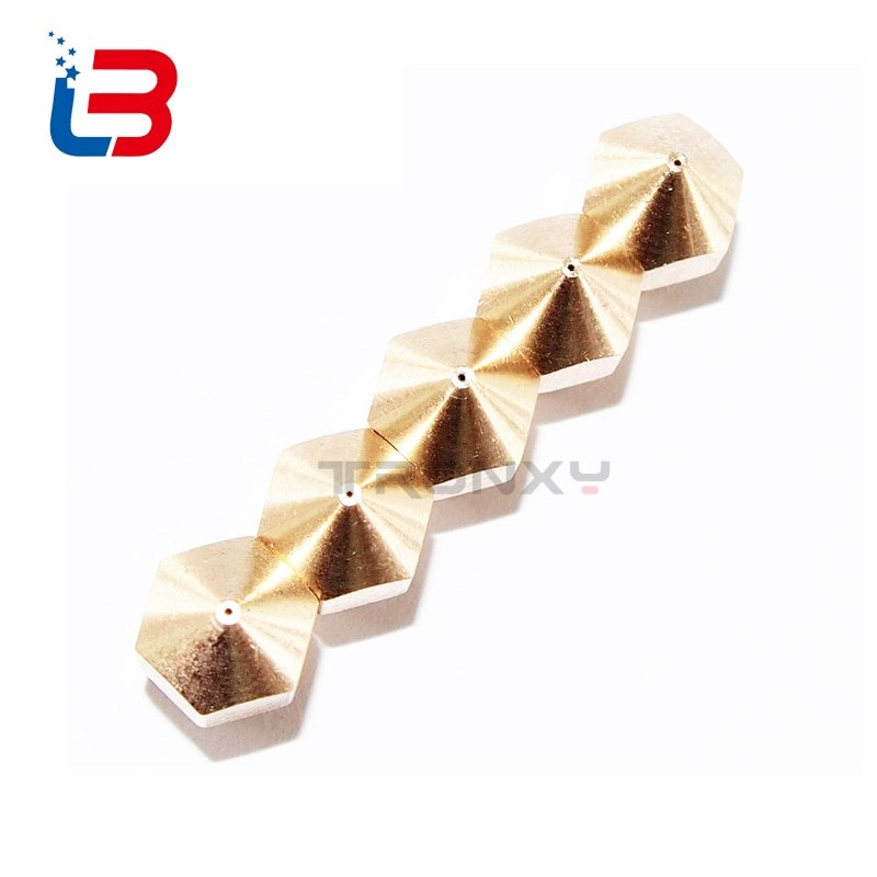 5pcs Tronxy 3D printer copper Nozzle with 3D PRINTER Extruder nozzle size 0.4mm