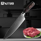 japanese kitchen knives Damascus surface Chef Knife wood handle