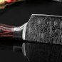 7"inch Kitchen Master Japanese Santoku Knives Pakka Wood F