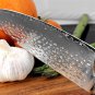 2 pcs Utility Chef Knives Damascus steel Santoku kitchen Knives