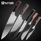 5PCS Kitchen Knife Set Japanese Santoku Stainless Steel Kitchen Knives