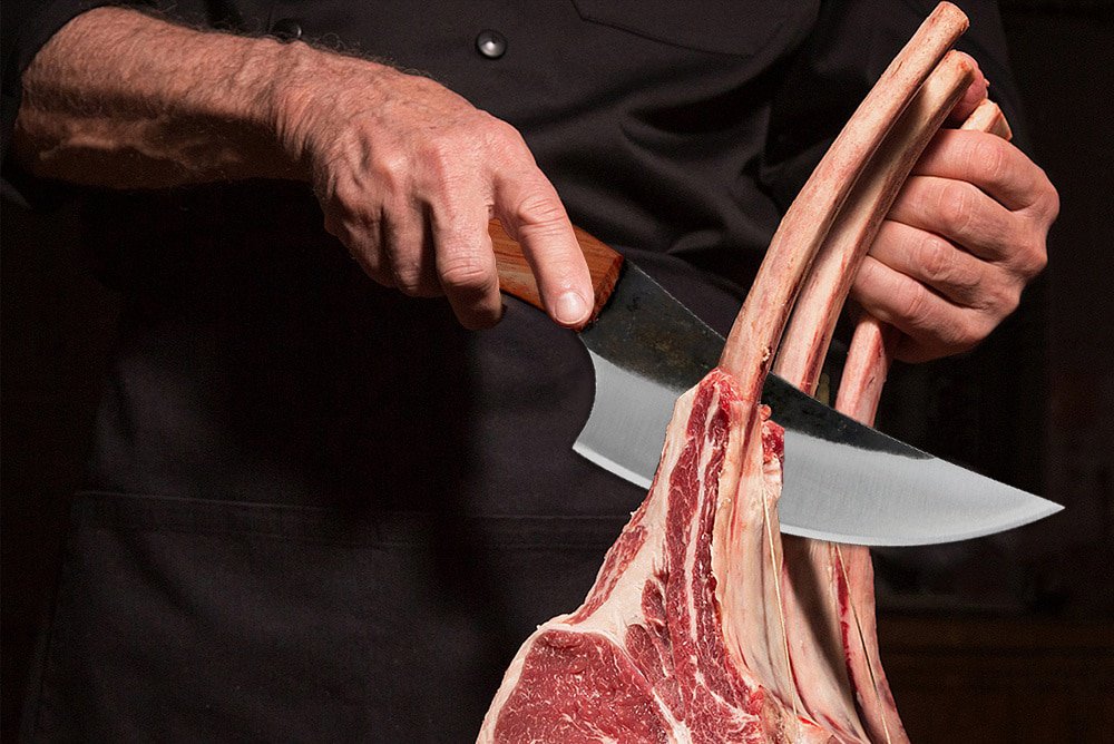 Kitchen Chef Knife Forged High-Carbon Clad Steel