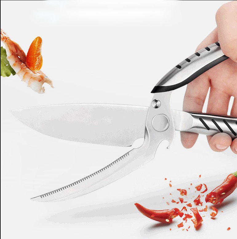 Kitchen multi-function scissors German stainless steel