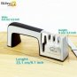 Knife Sharpener 4 Stage Professional Kitchen Sharpening Stone Scissors Grinder Knives Tungsten Black