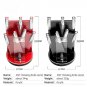 Knife Holder 360 Degree Free Rotation Kitchen Knife Block Universal Red