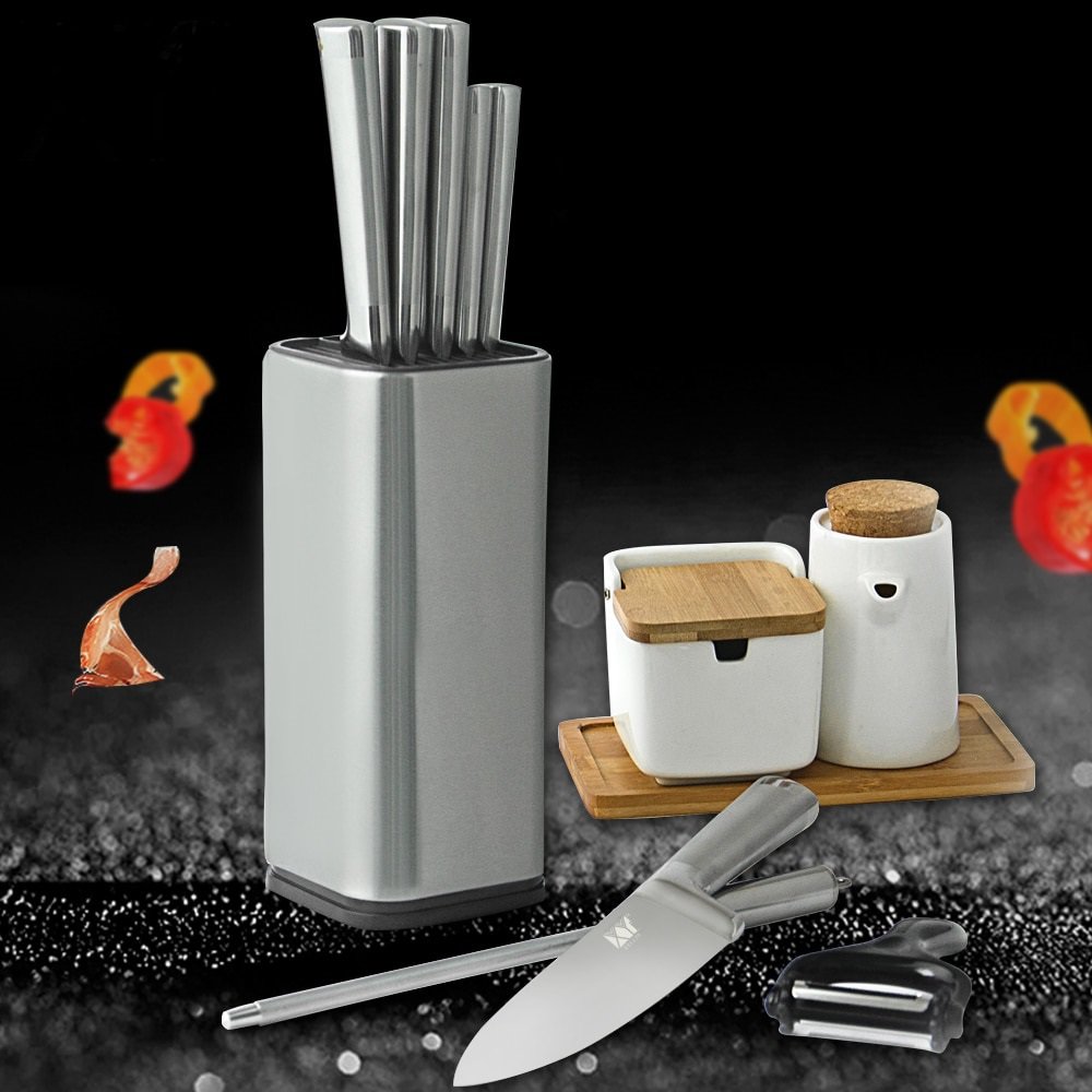 Stainless Steel Kitchen Knife Stand Tool Holder