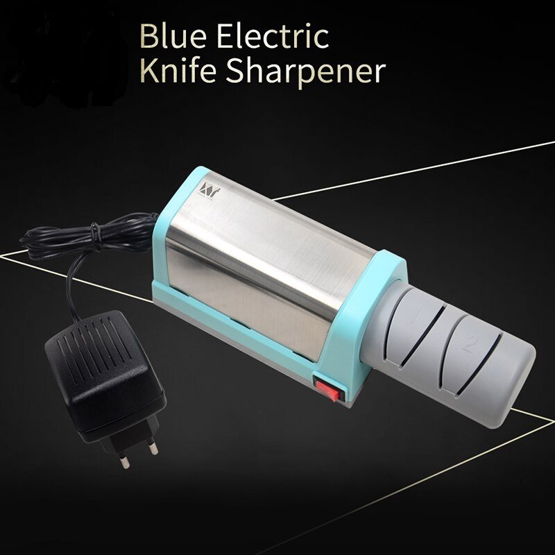 Professional Electric Diamond & Ceramic Kitchen Knife Sharpener 2 Stage Grinder Green