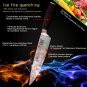 6 pcs Feather Pattern Stainless Steel Knife Kitchen Knife