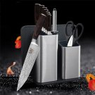 11 pcs Feather Pattern Stainless Steel Knife Kitchen Knife with Knife Holder