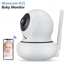 WANSCAM K21 1080P IP Camera 3X Zoom Face Auto Track  Baby Monitor Security Alarm