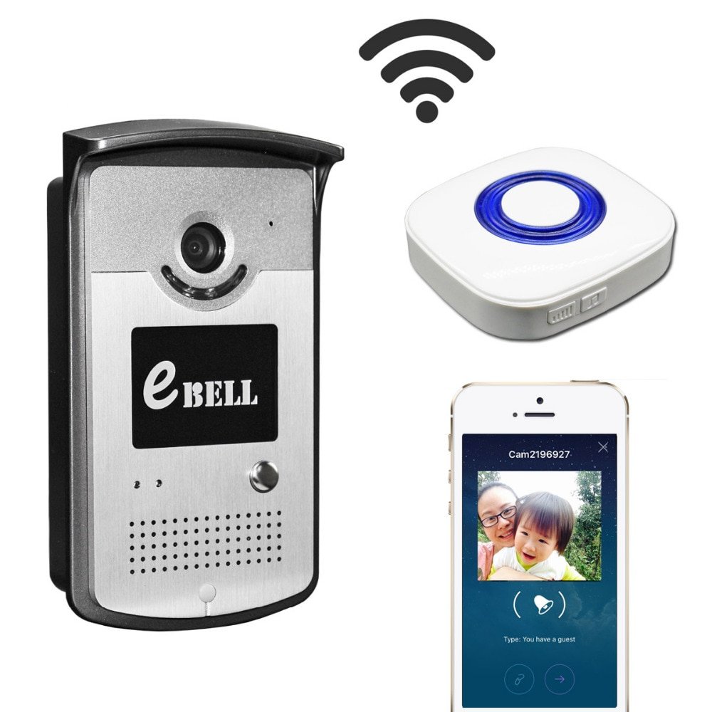 eBELL ATZ - DBV03P - 433MHz Network WiFi Doorbell 720P