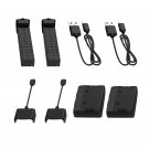 2 PCS 2800mAh 7.4V Modular Rechargeable 2 USB Cable 2 Adapter Box 2 Equilibrium filling for HS700