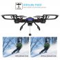 F181C RC Drone 720P 2pc Battery HD Camera RTF 4GB TF Altitude Hold Headless Mode One Key
