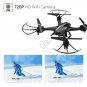 HS200 Drone Wifi FPV Video 720P Camera HD RC Drone Quadcopter Black