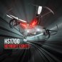 F181W RC Drone Wifi FPV 720P Wide-Angle Live Video Selfie Aerial HD Camera Red
