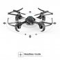 F181W RC Drone Wifi FPV 720P Wide-Angle Live Video Selfie Aerial HD Camera Red
