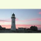 Old Scituate Light at Twilight