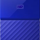 WD - My Passport 1TB External USB 3.0 Portable Hard Drive - Blue
