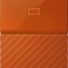 WD - My Passport 1TB External USB 3.0 Portable Hard Drive - Orange