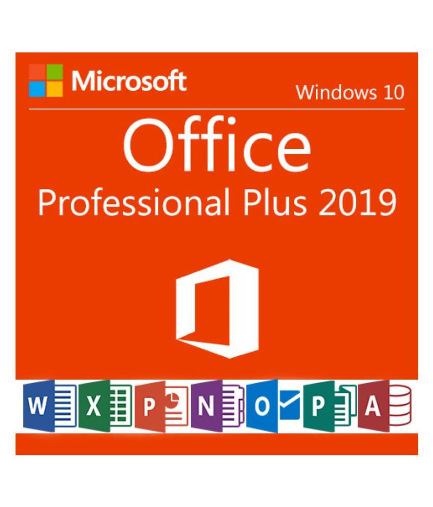 Microsoft Office 2019 Professional Plus For Windows Product Key License