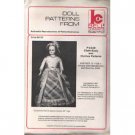 P-2349 Authentic Reproduction of Period Costume Doll Clothes Pattern