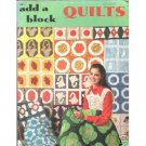 Add A Block Quilt Booklet  No. 131