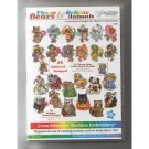 Flower Bears and Holiday Animals Embroidery Designs on CD from the Vermillion Stitchery