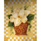Single Magnolia Needlepoint Canvas
