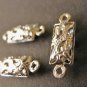 Connnector Filigree Silver Plated Finish 16x5mm