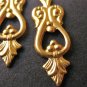 Drop Chandelier Setting Raw Brass Victorian Pendants 8x25mm