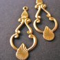 Drop Chandelier Setting Victorian Raw Brass 13x31mm