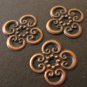 Bead Caps 13mm Antique Copper Jewelry Findings