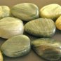 Green Line Jasper Beads 14x21mm Teardrop Gemstone