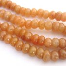 Red Aventurine 6.5mm Rondel Gemstone Beads