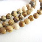 Picture Jasper 4mm Round Gemstone Beads