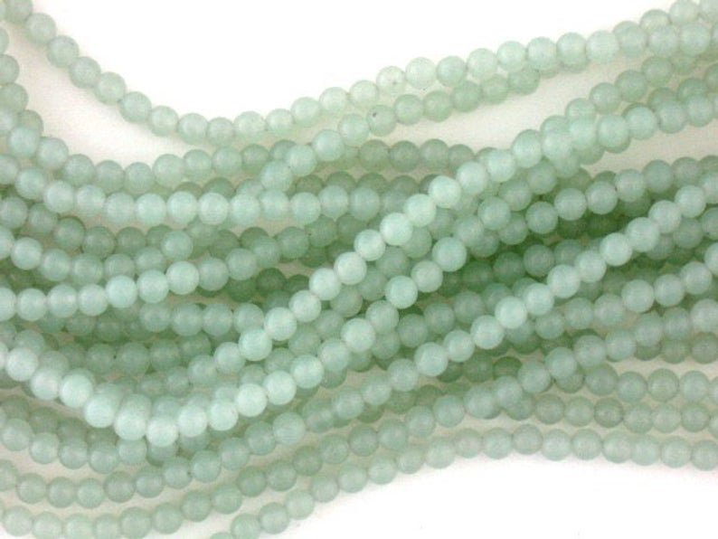 Amazonite Gemstone Beads 4mm Round