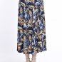 Skirt Women Waist Elastic Stretch Pleated Maxi Long Dress Skater Flared F324