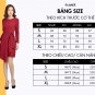 Skirt Women Waist Elastic Stretch Pleated Maxi Long Dress Skater Flared F324