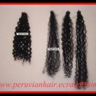 4 oz. 16-18" Deep Curly Virgin Peruvian Human Hair
