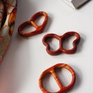 2 Pieces Ebony Scarf Ring Scarf Clip Scarf Slides for your Hermes