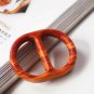 2 Pieces Ebony Scarf Ring Scarf Clip Scarf Slides for your Hermes
