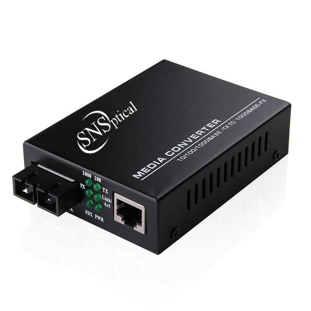 fiber to copper media converter