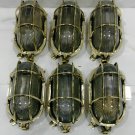 Marine brass Vintage model new style passage way bulkhead light Set 6 pieces