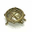 Nautical Marine Small Round Cast Brass Antique Ceiling light