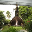 Decor Marine Copper and Brass Hanging Nautical Light -18" wide, smooth finish