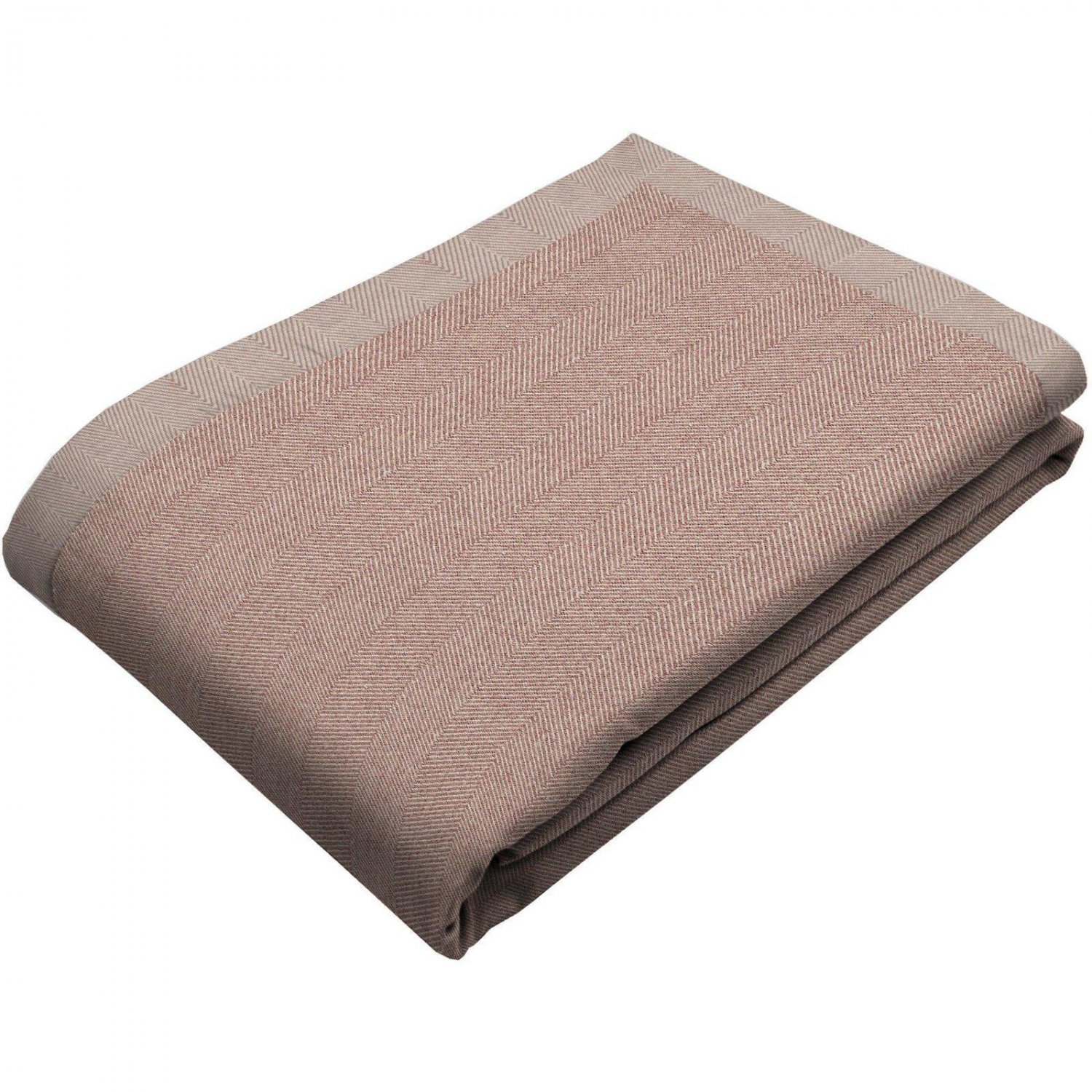 McAlister Textiles Herringbone Lilac Purple Throw Blanket