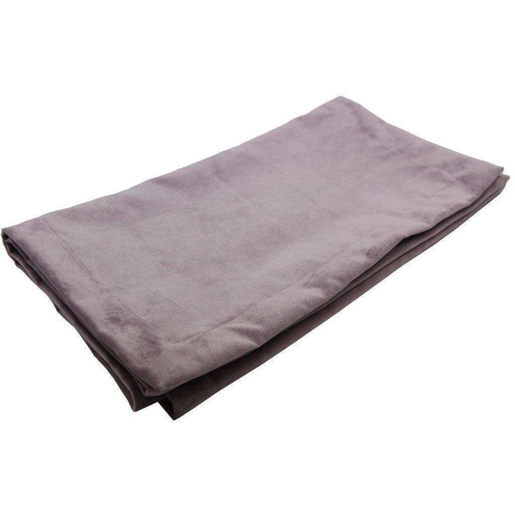McAlister Textiles Matt Lilac Purple Velvet Throw Blanket